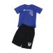  верх и низ в комплекте Champion Champion T-SHIRT AND SHORTS одежда Kids школа CK-DSW05 340. голубой 