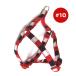  Schic окантовка Harness #10 красный холм . завод Va домашнее животное товары собака собака кошка кошка аксессуары шлейка .. пачка 
