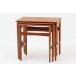 Hans J.Wegner( рукоятка s*J* Wegner ) щеки натуральное дерево ne -тактный стол AT40 Северная Европа мебель Vintage 