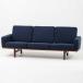 Hans J. Wegner трехместный диван GE236 Afro mosiaGetama рукоятка s*J* Wegner getama