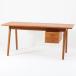 Poul M. Volther с ящиками с одной стороны стол щеки × дуб × латунь ширина 160cm FDB Mobler