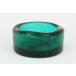 BODA ErikHoglund Eric ho gran пепел tray / стекло произведение искусства Circle 7cm изумруд зеленый 