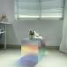  боковой стол прозрачный Rainbow модный симпатичный интерьер мебель кофе стол end стол прозрачный радуга цвет каркас центральный стол 