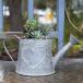  посадочная машина jouro Heart суккулентное растение металл metal симпатичный .... цветок pot Vintage style садоводство смешанные товары сад смешанные товары сад интерьер 