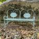  сад bench Vintage style европейский стиль белый зеленый металл metal двор elegant садоводство смешанные товары сад смешанные товары сад интерьер 