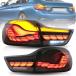 VLAND OLED Tail Lights Assembly Fit for 4-series BMW GTS F32 F33 F36 F82 F83 2014-2020 Sedan/Convertible/Coupe, Rear Lamps with Dynamic Dragon Scale D