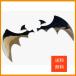  модный высокая интенсивность 3D летучая мышь tsubasa bat Wing эмблема цельный стикер серебряный .. машина мотоцикл атмосферостойкий водостойкий водонепроницаемый для украшения пожалуйста 
