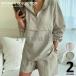  выставить женский casual модный Wind брейкер шорты весна лето SS Корея мода простой белый зеленый свободный размер 