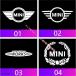BMW MINI �~�j R50/R52/R53/R55/R56/F54/F55/F56/F57/R60/R61/F60 LED�h�A�v���W�F�N�^�[ �E�F���J�����C�g �J�[�e�V���C�g �J�[�e�V�����v �h�A���C�g