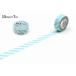  утка .mt форель teMT01D373R полоса * mint blue 15mm ширина ×7m /[ почтовая доставка OK]