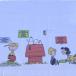 * редкость ~ Snoopy Vintage Flat простыня (1971 год )