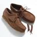 Clarks Clarks мокасины 26179251 WallabeeGTXwala Be Gore-Tex мужской GORE-TEX гонки выше замша low cut обувь обувь Black-Sde