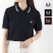 FRED PERRY Fred Perry рубашка-поло TWIN TIPPED FRED PERRY SHIRT M3600 женский короткий рукав олень. . Logo вышивка 
