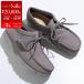 [ есть перевод -UK8 только ]Clarks Clarks мокасины 26180662 WallabeeGTXwala Be Gore-Tex GORE-TEXn задний замша low cut обувь GREY-NUBUCK