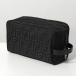 FENDI Fendi клатч 7N0141 AVC6 мужской medium сумка FF рисунок Zucca рисунок ручная сумочка сумка F1USQ/BLACK+SAT-RUTHENIUM 7N0141AVC6F1USQ
