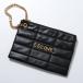 CELINE Celine клатч 10L583EWJ.38NO мужской кожа стеганое полотно Logo цепь список let имеется сумка сумка черный 