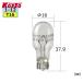 Koito маленький нить завод P1781 миниатюра лампочка 12V 16W(18W) T16 2 штук 