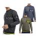  Admiral Golf tsui-ti- образец Mix вырез лодочкой свитер ADMA489 Golf одежда tops 2024 год осень-зима модель Admiral GOLF