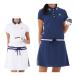  женский filler Golf короткий рукав One-piece 754-400 tops Golf одежда 2024 год весна лето модель FILA