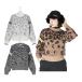 [ женский ] viva Heart Golf Leopard мохнатый вязаный 012-12010 Golf одежда tops 2024 год осень-зима модель VIVA HEART GOLF