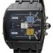 ディーゼル DIESEL 腕時計 DZ7325 MEGA TANK メガタンク ３ヵ国時計表示 ブラック メンズ ウォッチ ブランド