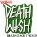 ǥå ƥå DEATHWISH DEATHSTACK STICKER ȥܡ ܡ   SKATEBOARD DECK 顼:GR