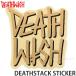 ǥå ƥå DEATHWISH DEATHSTACK STICKER ȥܡ ܡ   ǥå SKATEBOARD 顼:GLD