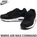 ナイキ ウィメンズ エア マックス NIKE WOMENS AIR MAX COMMAND スニーカー シューズ 靴 レディース スポーツ カラー:BLK/BLK/WHT