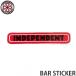 ǥڥǥ С ƥå INDEPENDENT BAR STICKER  ܡ  RED/WHITE/BLACK :5.2cmX0.9cm