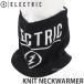 エレクトリック ニット ネックウォーマー ELECTRIC KNIT NECKWARMER スノボ スキー スヌード 防寒 バイク 小物 SNOW カラー:BLACK