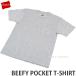 إ ӡե ݥå T hanes BEEFY POCKET T-SHIRT ̵  Ⱦµ  ݥ   WEAR 顼:إ졼