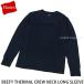 إ ӡե ޥ HANES BEEFY THERMAL CREWNECK LONGSLEEVE ȥåץ T Ĺµ ̵ ݼ åե 顼:ͥӡ