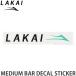 饫 ߥǥ С LAKAI MEDIUM BAR DECAL ƥå ܡ  顼:White/Black/Green logo :13cm x 2.3cm