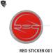 Сȥ å  ƥå ⡼ BURTON RED CIRCLES STICKER SMALL  Ρܡ Υ 顼:SHARP :S (3.2cm)