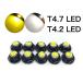  измерительный прибор лампочка T4.2 T4.7 led измерительный прибор лампа кондиционер panel прикуриватель пепельница внутри освещение грузовик самосвал прицеп 