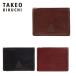  Takeo Kikuchi pass case men's Area 266619 TAKEO KIKUCHI ticket holder original leather 