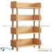  открытый полка из дерева место хранения подставка книжный шкаф кухня подставка сборка простой большая вместимость тонкий многофункциональный место хранения подставка книжный шкаф открытый полка 5 уровень большая вместимость тонкий компактный тонкий .
