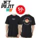  jet Pilot JETPILOT распродажа 50% off бесплатная доставка револьвер мужской футболка черный M S19662