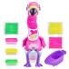 Little Live Pets Gotta Go Flamingo Value Pack:Sherbet| еда ..,...,...,.... делать, рассказ . inter laktib мягкая игрушка. бонус капот, контейнер,