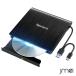 �O�t��DVD�h���C�u USB3.0 Type-A Type-C���Ή� DVD CD �ǂݍ��� �������� �Đ��Ή� Win11 10 8 7 Mac OS�Ή� �v���O�A���h�v���C �É� �y�� �R���p�N�g