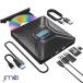 �O�t��DVD�h���C�u USB3.0 Type-A Type-C���Ή� SD MicroSD�X���b�g USB�n�u �⏕���d�|�[�g���� DVD  �ǂݍ��� �������ݑΉ� Win11 10 8.1 8 7 XP Mac OS�Ή�