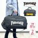  сумка "Boston bag" .. путешествие мужчина .THRASHER большая вместимость 3.4 день 61L принт Logo fire - Logo большой большой водоотталкивающий симпатичный мужской Junior ученик начальной школы ученик неполной средней школы 