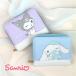  двойной бумажник Kids кошелек девочка Sanrio Cinnamoroll черный mi..... раунд застежка-молния кошелек для мелочи . имеется compact ученик начальной школы ученик неполной средней школы 75127