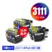LC3111-4PK×2 + LC3111BK×2 выгодный 10 шт. комплект Brother сменный чернила чернильный картридж бесплатная доставка (LC3111 DCP-J587N LC 3111 DCP-J987N-W DCP-J982N)