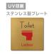 ̵᡼б Ladies Toilet ƥ쥹 ƥ쥹ɥץ졼ȥɥץ졼 W150mmH150mm  ץ졼ȴ strs-prt-93