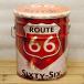 ペール缶スツール ROUTE66  ORANGE  アメリカン雑貨　世田谷ベース　ガレージグッズ