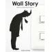  american смешанные товары стикер Восток кейс Wall Story2.. san серии 2 поэтому . упаковка размер W100×H148mm корпус чёрный цвет TC ткань акрил бумага 