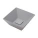 kak large rectangle wash-basin mat gray 493-240-GY