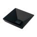 kak large rectangle wash-basin mat black 493-274-D