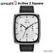 Amazfit Active 2 Spuareamaz Fit активный 2 квадратное смарт-часы GPS здоровье монитор кольцо поступление сообщение iPhone / Android соответствует SP170075-C01